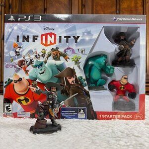 PS3 Disney Infinity Starter Pack + Disney Infinity Barbossa Set